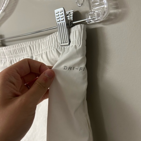 Nike White Dri Fit Shorts - Picture 3 of 5